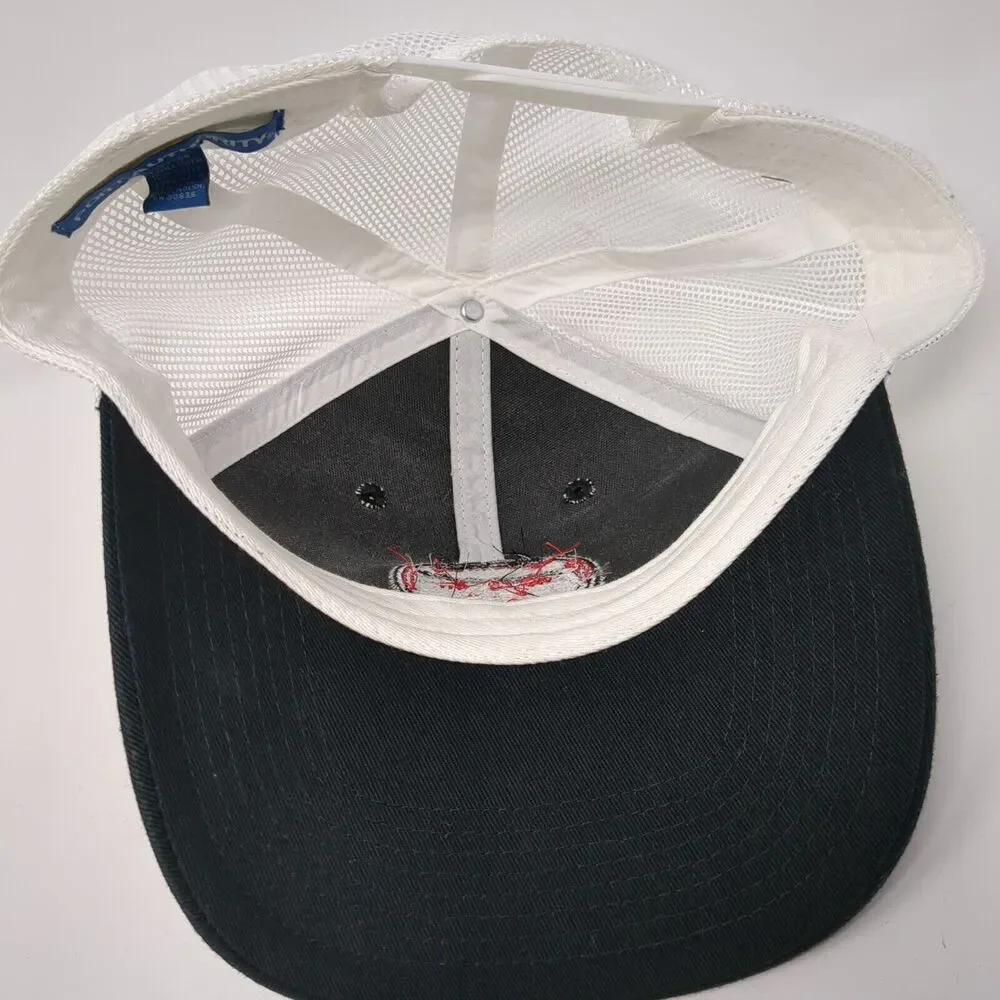 Overland Armament Snapback Trucker Hat Black One Size Mesh Back